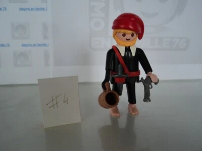 PLAYMOBIL vintage pirates crochet noir bonnet chope du set 3794 de 1990 #4 - Photo 1/4