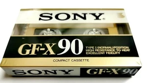 Sony GF-X 90 Rare Blank Audio Cassette - Picture 1 of 4