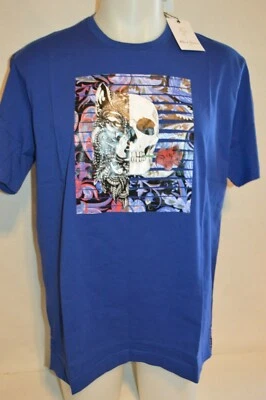 ROBERT GRAHAM Man's WOLF SKULL T-Shirt  NEW Size Large Retail $98 - Image 1 of 4