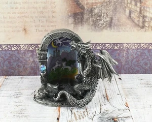 Myth & Magic The Dragons Window ~ Unicorn Scene 3889 ©2001 - Foto 1 di 4