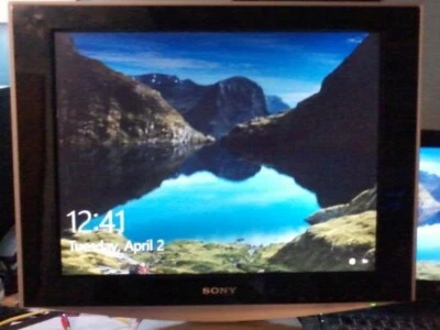 Vintage Sony 14" Computer Monitor SVGA Connection, Tested Working - Image 1 of 4