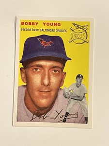 1994 Topps Archives Ultimate 1954 Reprint Card GOLD #8 Bobby Young Orioles B4015