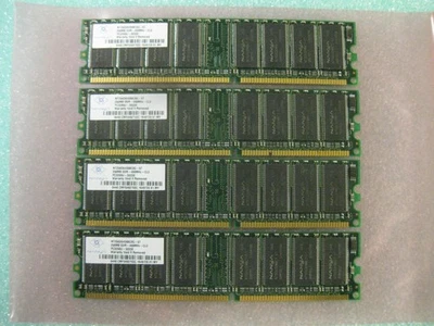 1GB 4 x 256MB Nanya PC3200 DDR-400MHz non-ECC Unbuffered CL3 184-Pin DIMM Memory - Image 1 of 4