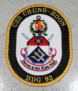 US GWOT Modern USN Navy DDG 93 USS Chung Hoon Destroyer Ship Patch B961 - Bild 1 von 3
