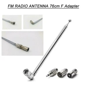 76cm FM Radio Antenna Adapter For Home Radio Stereo Signal Receiver Aerial USxV - Picture 1 of 17