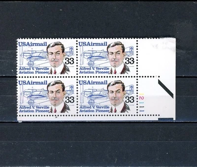 c113 xf mint og nh plate block - Image 1 of 2