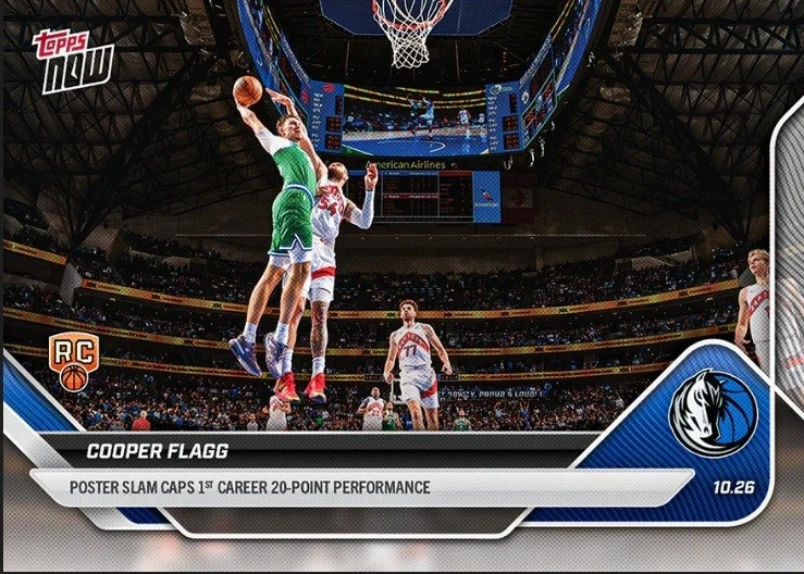 Cooper Flagg - 2025-26 NBA Topps AHORA - Tarjeta 28 - PREVENTA Foto 1 de 1