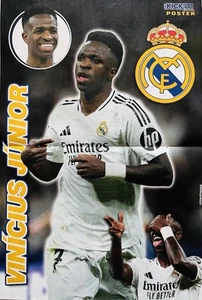 Poster Vinicius Junior Real Madrid Fußball Fan Bild Plakat 41 x 28 cm - Bild 1 von 1