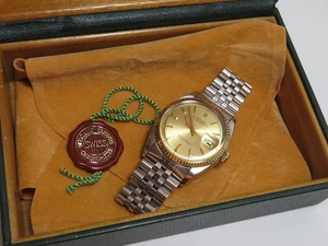 ROLEX Datejust 36 1601 acciaio/oro 18 carati scatola orologio - Foto 1 di 12