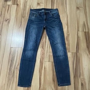 Kut from the Kloth Womens Sz 4 Denim Straight Jeans 9” Rise Casual Ankle 29”x29” - Picture 1 of 10