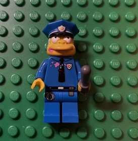 LEGO The Simpsons Kwik-E-Mart 71016 Chief Wiggum Minifigure Donut Sim023