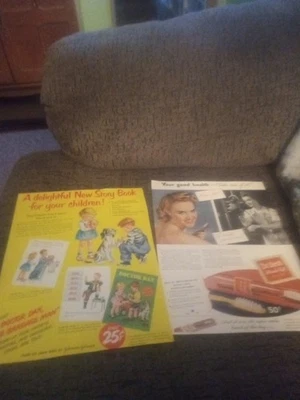 Vintage Story Books Advertising And Toothbrush Advertising - Image 1 of 4