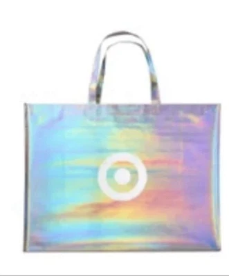 Bolso de Mano Vacío Exclusivo Target Black Friday Raro Reflectante Bullseye Foto 1 de 4