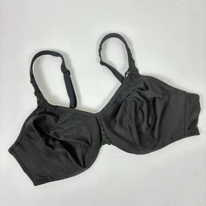 WACOAL Full Cup Minimizer Bra 40C Black Underwire Unpadded - Picture 1 of 7
