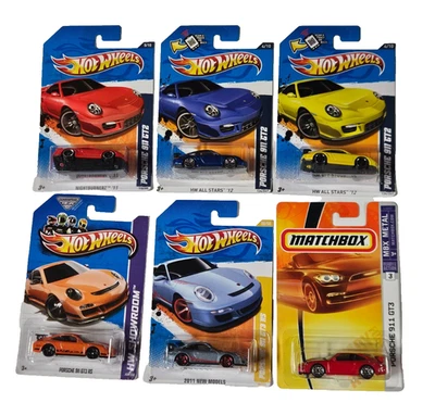 Porsche 911 GT2 GT3 6 MB y Hot Wheels con Walmart Foto 1 de 2