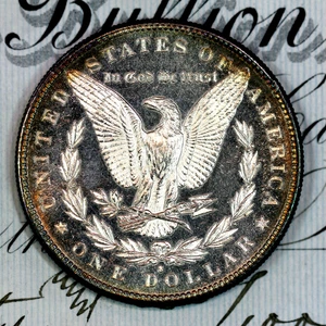 * 1883-S CAMEO DMPL REV * SUPERB+ GEM BU MS MORGAN SILVER DOLLAR * - Picture 1 of 5