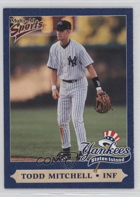 1999 Multi-Ad Sports Staten Island Yankees Todd Mitchell #17 - Image 1 of 2