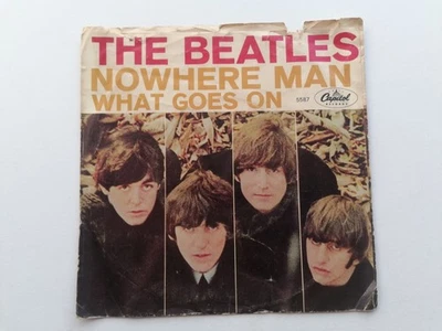 THE BEATLES ORIG 1965   USA   45  NOWHERE MAN - Image 1 of 4