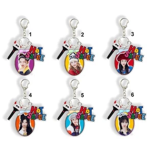Kpop BABYMONSTER SALSA CALDA Carino Acrilico Portachiavi Borsa Accessorio Portachiavi - Foto 1 di 9