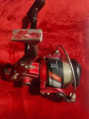 Carrete giratorio Silstar ET 60 rojo de precisión de rodamiento de bolas engranaje 4:1 Foto 1 de 4