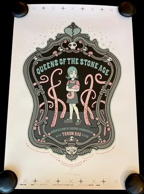 Tara McPherson Queens Of The Stone Age Concert Poster '05 Vancouver Uncut Proof - Image 1 of 4