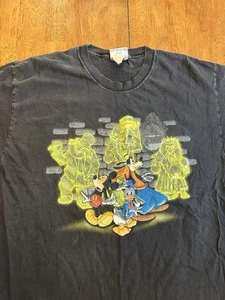 Camiseta Mediana Vintage Disney Haunted Mansion Hitchhiking Ghosts - Imagen 1 de 7
