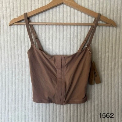 Top Cami SKIMS Se adapta a todos adaptable cierre frontal de gancho y ojo Sienna talla XXS NUEVO CON ETIQUETAS Foto 1 de 4