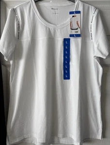 Champion Women’s White Activewear T-shirt Size L BNWT - Picture 1 of 6