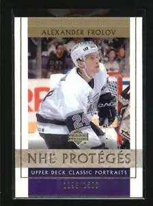 ALEXANDER FROLOV 2002/03 UD CLASSIC PORTRAITS RC #1292/1500 (BV=$10) AG2888 - Picture 1 of 1