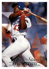 1996 Ultra Baseball Card #586 Raul Mondesi