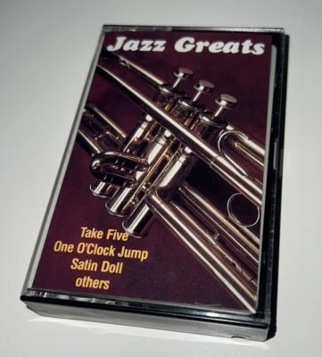 Jazz Greats Music Cassette Tape Basie Brubeck Ellington Armstrong Fountain Lewis Foto 1 de 4