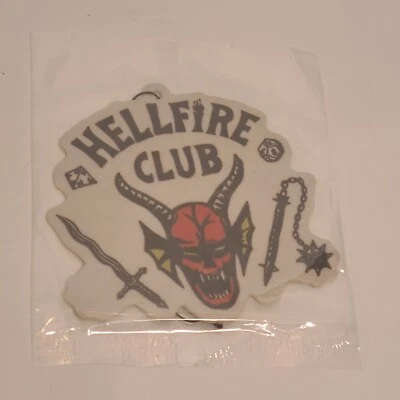 Stranger Things Hellfire Club Car Air Freshener Vanilla Scent