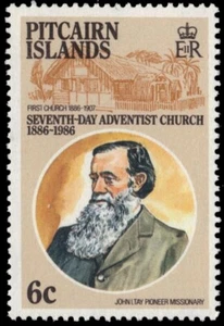 PITCAIRN ISLAND 277 (SG292) - Seventh Day Adventist Church Centenary (pa92212) - Picture 1 of 1