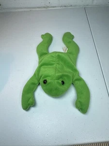 TY Beanie Baby Legs The Frog 1993 ~ ORIGINAL ~ NO TAG 9” P3 - Picture 1 of 6