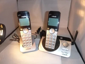 VTech CS5229-2 - Schnurloses Telefon mit 2 Mobilteilen und Anrufbeantworter FUNKTIONIERT - Bild 1 von 5