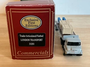 EFE 33201 TRADER ARTICULATED FLATBED. LONDON TRANSPORT. BOXED. - Picture 1 of 4