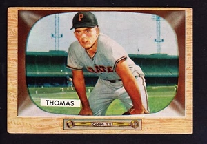 1955 BOWMAN #58 FRANK THOMAS PIRATES - Picture 1 of 2