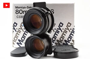 [UNUSED] Mamiya Sekor "S" 80mm f/2.8 Blue Dot TLR Lens For C220 C330 From JAPAN - Picture 1 of 12