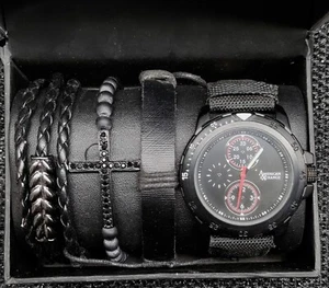 JUEGO DE RELOJES AMERICAN EXCHANGE PARA HOMBRE - NUEVO EN CAJA - Imagen 1 de 2