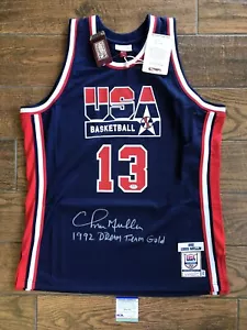 Chris Mullin 1992 DREAM TEAM M&N JERSEY SIGNED PSA Witnessed USA OLYMPIC Auto - Picture 1 of 10
