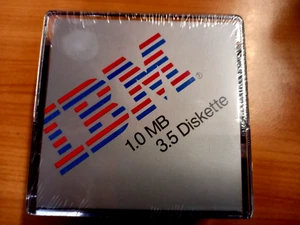 FLOPPY DISK IBM 1.0 MB 3.5 DISKETTE 1 CONFEZIONE DA 10 PEZZI - Afbeelding 1 van 4