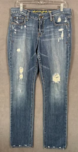 Ruehl No. 925 Mens Jeans Size 30x33 Blue Premium Distressed Button Fly - Picture 1 of 12