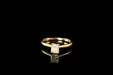 SHANE CO DIAMOND 14K YELLOW GOLD ENGAGEMENT SIMPLE RING  EJP