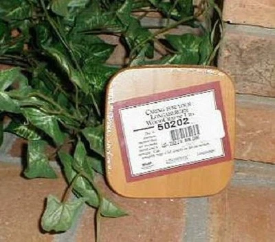 Longaberger JW Miniature Cake Basket Classic Stain Wooden Lid Only New Sealed - Image 1 of 2