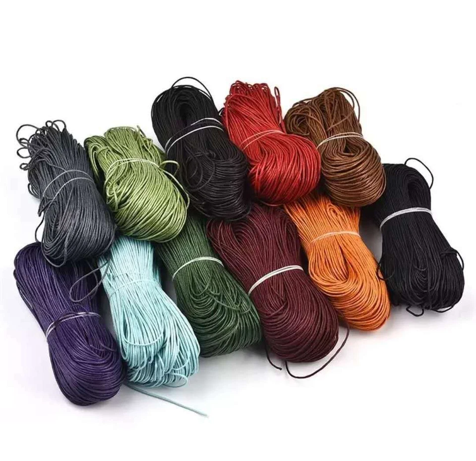  200mt Filo in Cerato Cotone 1mm per bigiotteria - Immagine 1 di 1