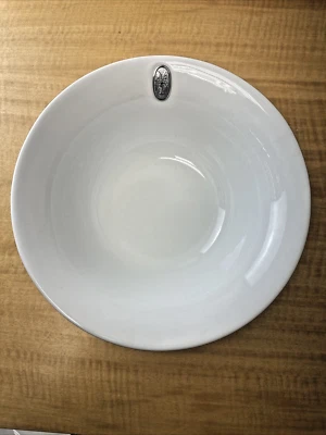 Towle Hospitality Porcelain Serving Bowl with Silver Lobster logo - Image 1 of 4