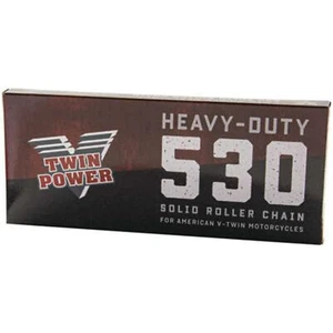 Twin Power 530 Drive Chain 120 Link, Heavy Duty, Natural 530H-120-TP - Picture 1 of 4