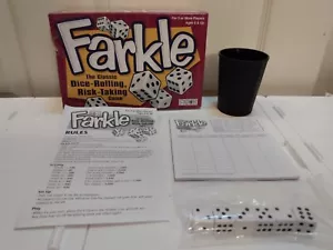 Farkle Classic Dice Game Patch 2007 Edition Fully Complete Dented Box See Pics - Picture 1 of 8