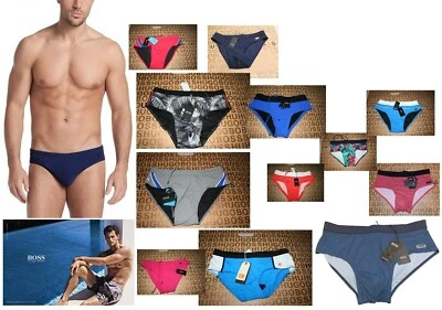 Hugo Boss men designer swim swimming beach shorts trunks speedo briefs MEDIUM - Image 1 of 3