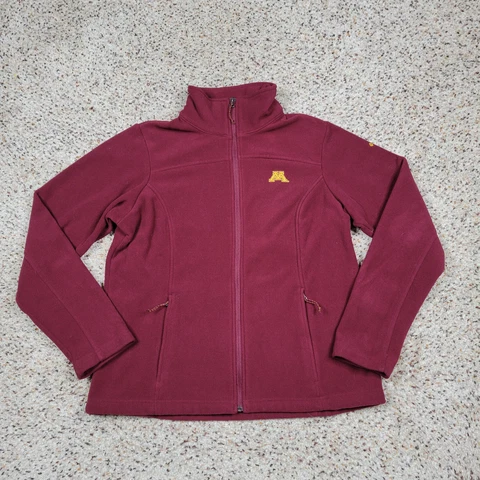 Minnesota Golden Gophers Jacket Womens Extra Large Red Football Columbia Coat Cover